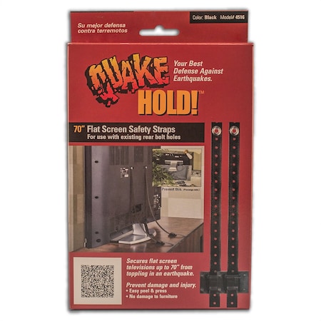 Quake Hold 10 in to 70 in. 150 lb. cap. Flat Screen Safety Strap 4516